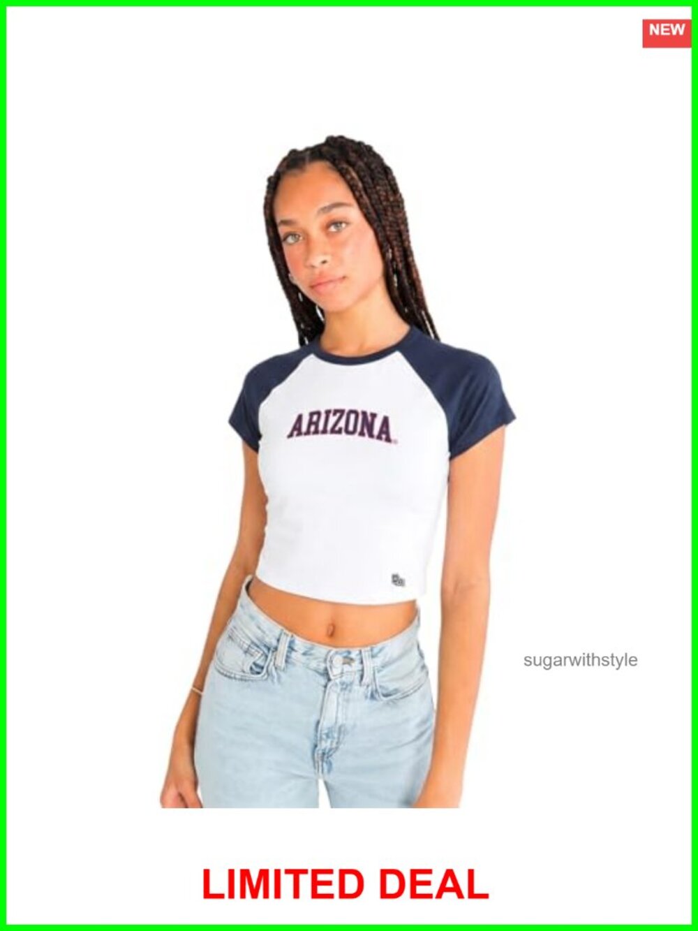 Fitted Cropped Graphic Baby Tee - 95% Cotton Stretch Short Sleeve